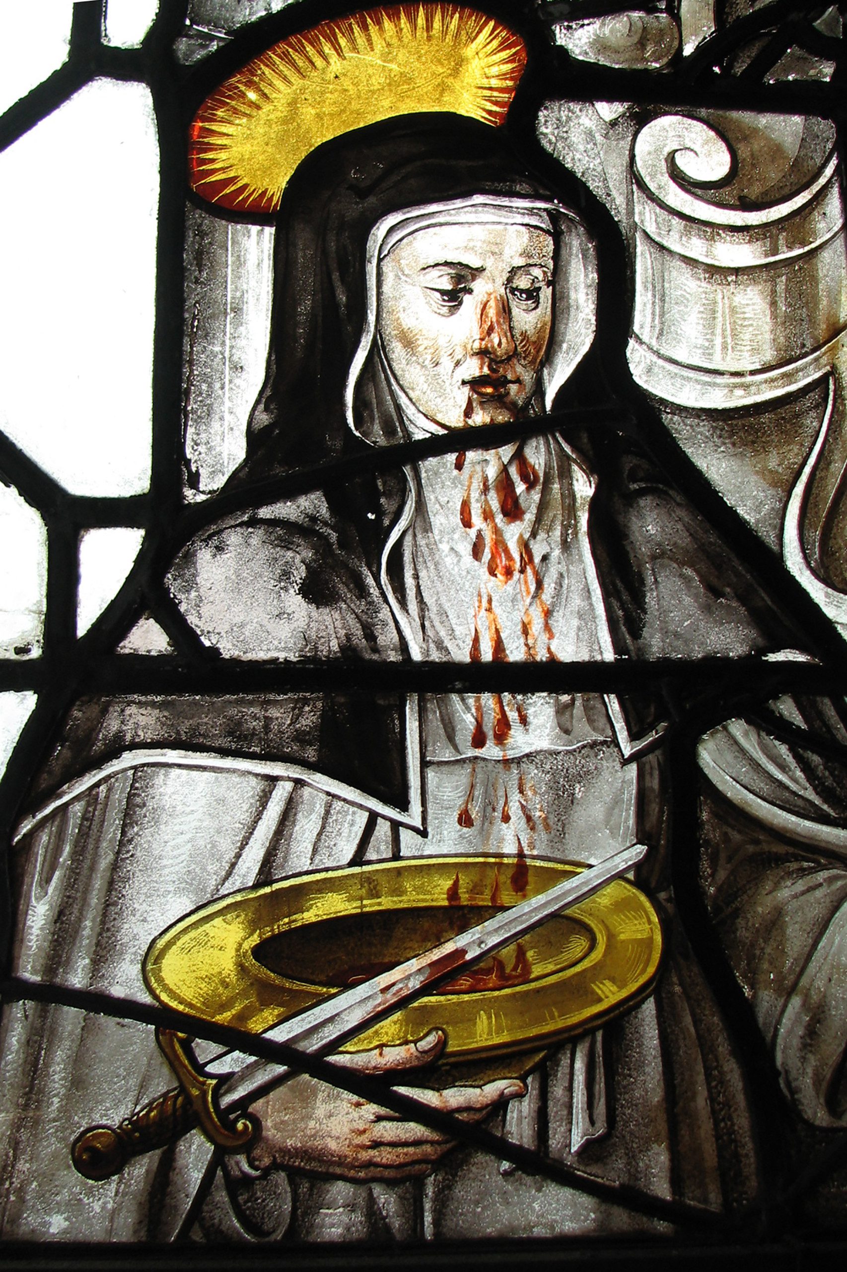 New England stained-glass window shows Jesus Christ with dark skin