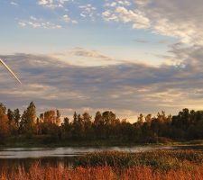 Wind turbine on St. Olaf natural lands
