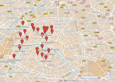 Residences of Important Musical Figures
