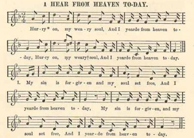 I hear from heavy today (Slave Songs of the United States)
