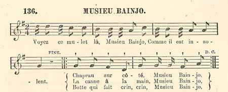 Musieu Bainjo (Slave Songs of the United States)