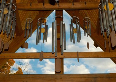 Wind chimes in the Tower.