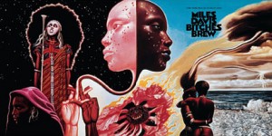 The gatefold cover of Bitches Brew, illustrated by Klarwein