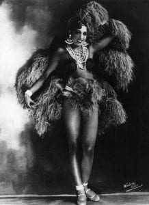 Josephine Baker, lead dancer in La Revue Negre, was described by Levinson as "a sinuous idol that enslaves and incites mankind" (74).