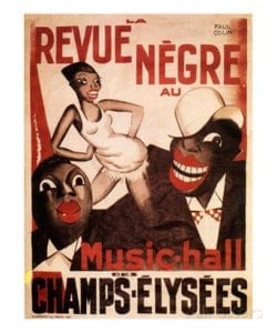 Poster from the 1925 La Revue Negre