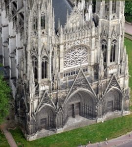 Image of the Rouen Cathedral, the home of both the author and subject of my letter.